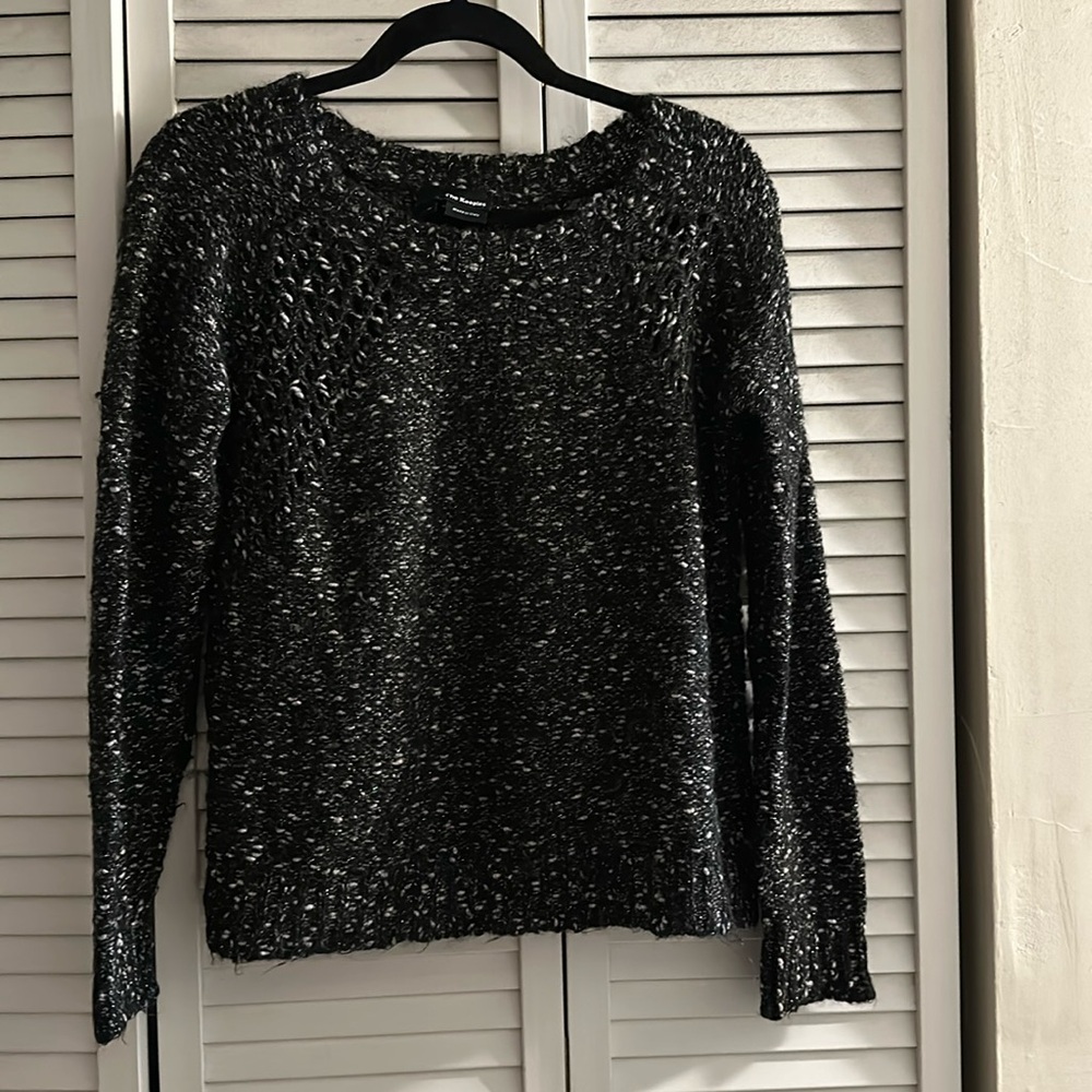 KOOPLES - sweater black and silver